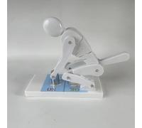 Human Weight Lifting Spine Force Model, Lumbar Spine Protection Model, Correct Posture and Lumbar Spine Protection Teaching Tool, Interactive Fitness Safety Display, for Posture Correction(White)