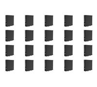 HumanCentric Case Pack 20 Units, Mount Compatible with Dell OptiPlex Micro Form Factor Case, VESA, Under Desk and Wall Mount Fits MFF 3040, 3046, 3050, 3060, 3070, 3080, 5050, 5060, 5070, 7040, More