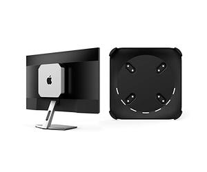 HumanCentric Mount Compatible with Mac Mini, Custom Mount Adapter for Wall, Rack, Under Desk, Behind Monitor, 75x75mm and 100x100mm VESA Patterns, Does Not Work With 2024 M4 Mac Mini