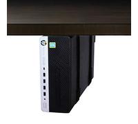 HumanCentric SFF Under Desk PC Mount & Wall Mount Bracket | For Small Form Factor Desktop Tower, UPS Wall Mount Bracket, Adjustable CPU Holder with Straps, Hardware Included