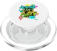 Humane - Animal Lives Matter Graffiti Graphic PopSockets PopGrip for MagSafe