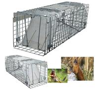 Humane Live Animal Trap Catch and Release for Squirrels, Rabbits, Skunks, Cat, and Other Small Animals, Easy to Set Mouse Catcher
