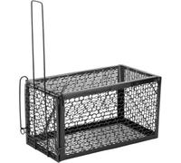 Humane Live Capture Rat & Mouse Trap, Durable Metal Rodent Cage For Indoor & Outdoor Use, Reusable & Effective