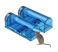 Humane Mouse Trap - Catch and Release Mouse Traps That Work - 2 Pack Mice Trap No Kill for mice/Rodent Pet Safe (Dog/Cat) Best Indoor/Outdoor Mousetrap Catcher Non Killer Small Mole Capture Cage
