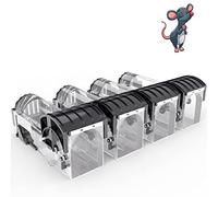 Humane Mouse Traps, Enlarged No Kill Rat Trap, Reusable Catch and Release Mice Traps, Pet and Children Friendly Mouse Trap That Work