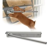 Humane Rabbit Dispatcher & Cervical Dislocator Tool, Hopper Popper Style for Meat Rabbits, Squirrels, Small Game. Stainless Steel Professional Homestead Butchering Processing Equipment