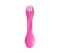 humangear GoBites Uno | Travel & Camping Utensils | Portable & Convertible Dining Ware | Multi-Functional Spork, Pink