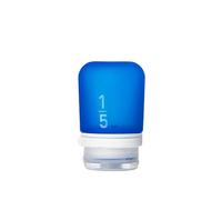 humangear GoToob+ Refillable Silicone Travel Size Bottles with Locking Cap, Navy, Small (1.7oz)
