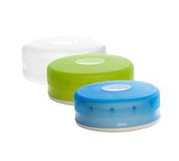humangear GoTubb 3 Pack Travel Container - Clear/Green/Blue, Medium,86 cc