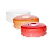 humangear GoTubb | Hard Container | Easy Open | Food-Safe Material Clear/Orange/Red Medium