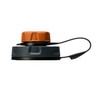 humangear Unisex - Adult Capcap+ Bottle Cap, Orange, for Diameter 5.3 cm