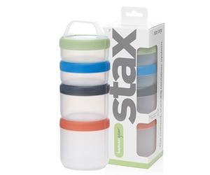 humangear Unisex's STAX Interlocking Storage Container Set, Large