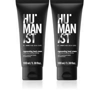 HUMANIST - Men’s Care - Regenerating Hand Cream - Moisturizes - Smooths - Nourishes - Shea Butter, Cotton Seed Oil, Soy Oil, Vitamin E - 100 ml (Pack of 2)