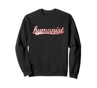 humanist Secular Philosophy Science Ethics Vintage Varsity Sweatshirt