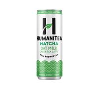 HumaniTea Matcha Oat Milk Green Tea Latte, 250ml (Pack of 12)
