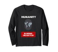 Humanity - Binding Obligation Climate Justice Awareness Art Long Sleeve T-Shirt