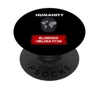 Humanity - Binding Obligation Climate Justice Awareness Art PopSockets Adhesive PopGrip