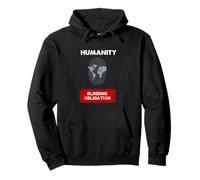 Humanity - Binding Obligation Climate Justice Awareness Art Pullover Hoodie