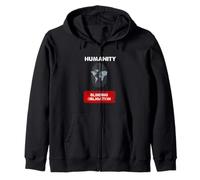 Humanity - Binding Obligation Climate Justice Awareness Art Zip Hoodie