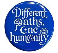 Humanity Coexist Button 2.25 Inch Pinback Human People Of Different Races Faiths Religions Nations Coexisting In Peace On Planet Earth
