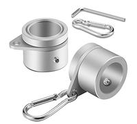 Humanitypd 2 Pcs Flag Pole Rings Anti Wrap Flag Pole Clips Swivels 360° Rotating Flagpole Flag Mounting Rings 1 Inch