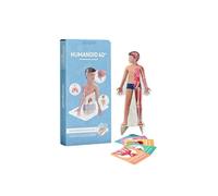 Humanoid 4D+ Augmented Reality Flashcards - Interactive Anatomy & Physiology Kit - 3D Human Body Systems - STEM Science Education Tool for Students & Classrooms