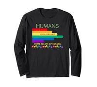 Humans 100% Organic Come in Lots of Colors Equality Peace Long Sleeve T-Shirt