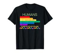 Humans 100% Organic Come in Lots of Colors Equality Peace T-Shirt
