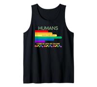 Humans 100% Organic Come in Lots of Colors Equality Peace Tank Top