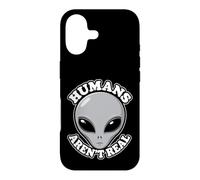 Humans Aren't Real Alien Funny Conspiracy UFO Humor UAP Joke Case for iPhone 17