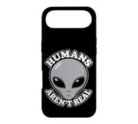 Humans Aren't Real Alien Funny Conspiracy UFO Humor UAP Joke Case for iPhone Air