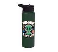 Humans Arent Real Stainless Steel Insulated Water Bottle