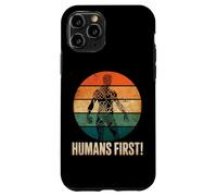 Humans First Anti Artificial Intelligence AI Protest Case for iPhone 11 Pro