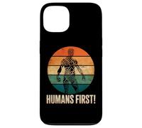 Humans First Anti Artificial Intelligence AI Protest Case for iPhone 13