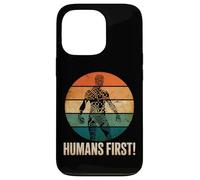 Humans First Anti Artificial Intelligence AI Protest Case for iPhone 13 Pro