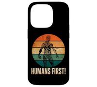 Humans First Anti Artificial Intelligence AI Protest Case for iPhone 14 Pro