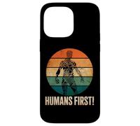 Humans First Anti Artificial Intelligence AI Protest Case for iPhone 14 Pro Max