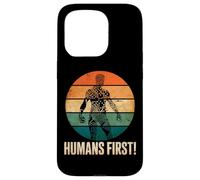 Humans First Anti Artificial Intelligence AI Protest Case for iPhone 15 Pro