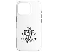 Humans Only Edge of Empathy Creativity and Connection Case for iPhone 16 Pro