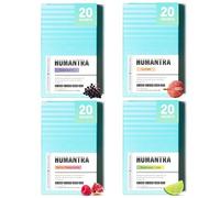 Humantra Electrolyte Packets | Zero Sugar | W/ 6 Electrolytes | Electrolytes Powder (80 Count, 4 Pack Bundle)