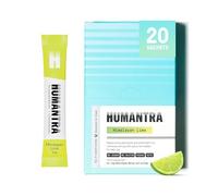 Humantra Electrolytes Powder - Himalayan Lime Flavor, 20ct - Powdered Hydration Sachets - Plant-Based Electrolyte Powder with 6 Electrolytes - Vegan, Sugar Free, Gluten Free