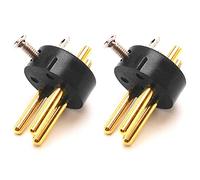 HUMARH XLR 3 Pin Male Plug Connector 2-Pack for Shure SM57 SM58 Series Wired Microphones and Many Others…
