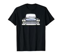 Humber Super Snipe 1960s British Classic car high Contrast T-Shirt, Men, Black, Large