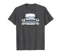 Humber Super Snipe 1960s British Classic car high Contrast T-Shirt, Men, Dark Heather Grey, Medium