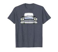 Humber Super Snipe 1960s British Classic car high Contrast T-Shirt, Men, Heather Blue, 5X-Large