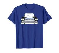 Humber Super Snipe 1960s British Classic car high Contrast T-Shirt, Men, Royal Blue, Medium