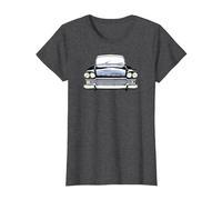 Humber Super Snipe 1960s British Classic car high Contrast T-Shirt, Women, Dark Heather Grey, Medium