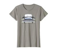 Humber Super Snipe 1960s British Classic car high Contrast T-Shirt, Women, Slate Grey, Small