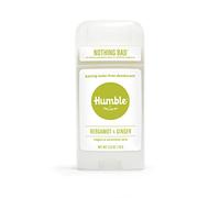 HUMBLE BRANDS Aluminium Free Deodorant, Vegan and Cruelty Free, Formulated for Sensitive Skin, Bergamot and Ginger, Pack of 1