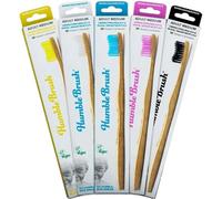Humble Brush Bamboo TOOTHRUSH Adult Medium Colour Varies X 1 Sent Randomly